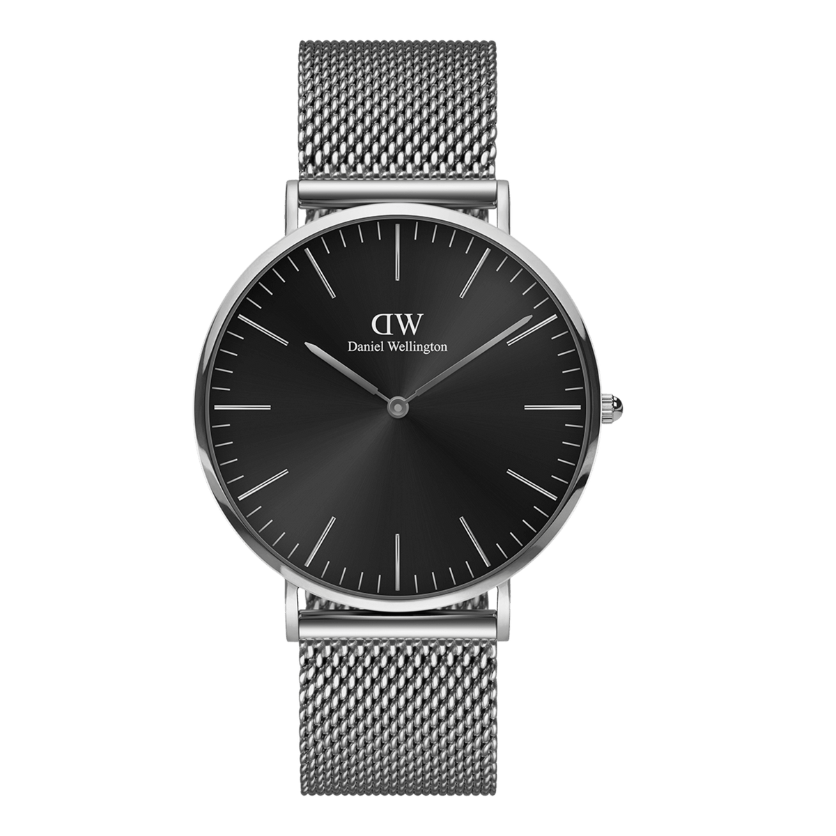Đồng hồ Classic Mesh Onyx - Bạc