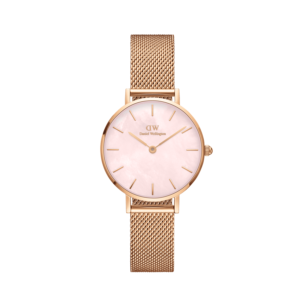 Đồng hồ Petite Melrose Pearl Pink Mother of Pearl - Vàng Hồng