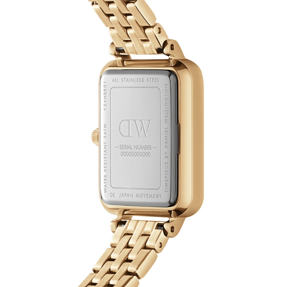 Đồng hồ Quadro 5 Link Evergold - Vàng