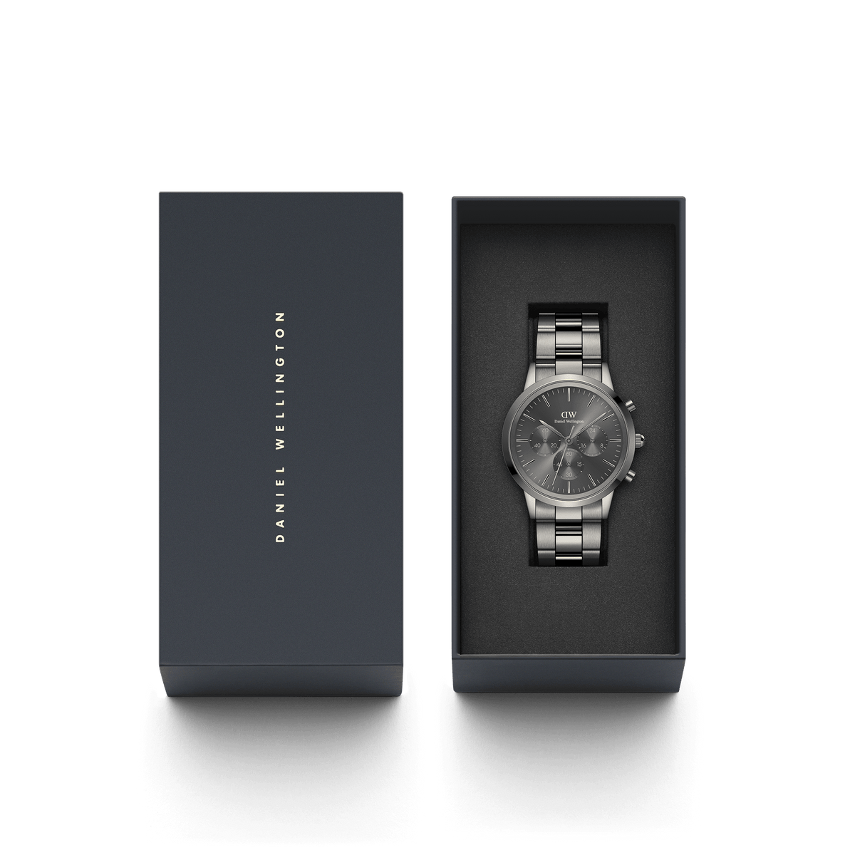 Đồng hồ Iconic Chronograph Link Graphite - Xám