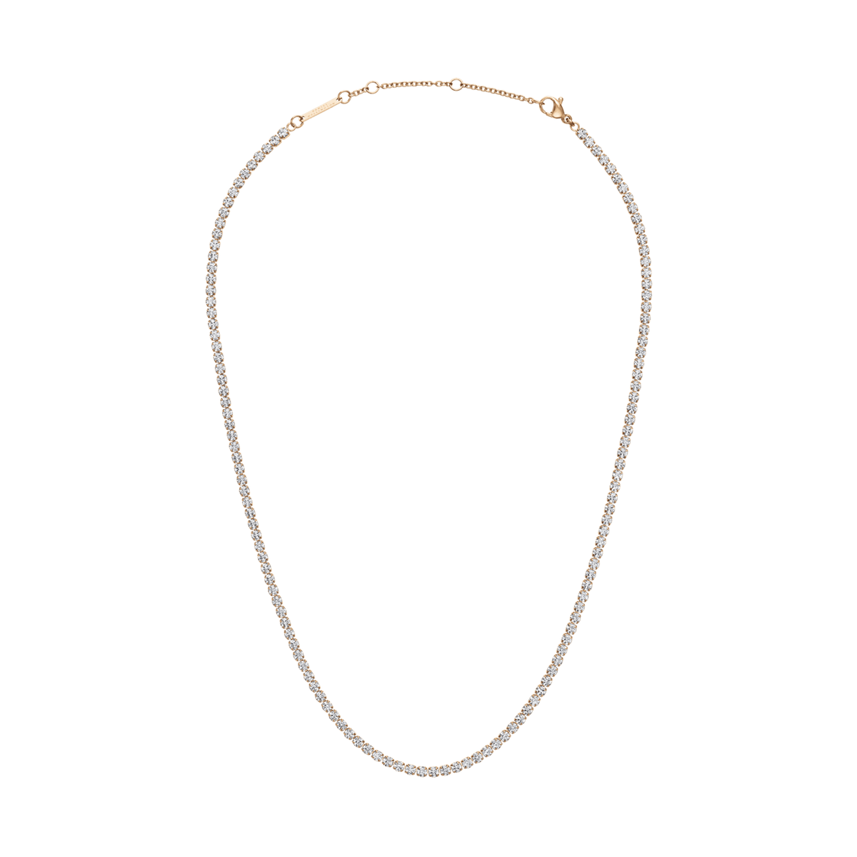 Dây chuyền Classic Tennis - Vàng Hồng