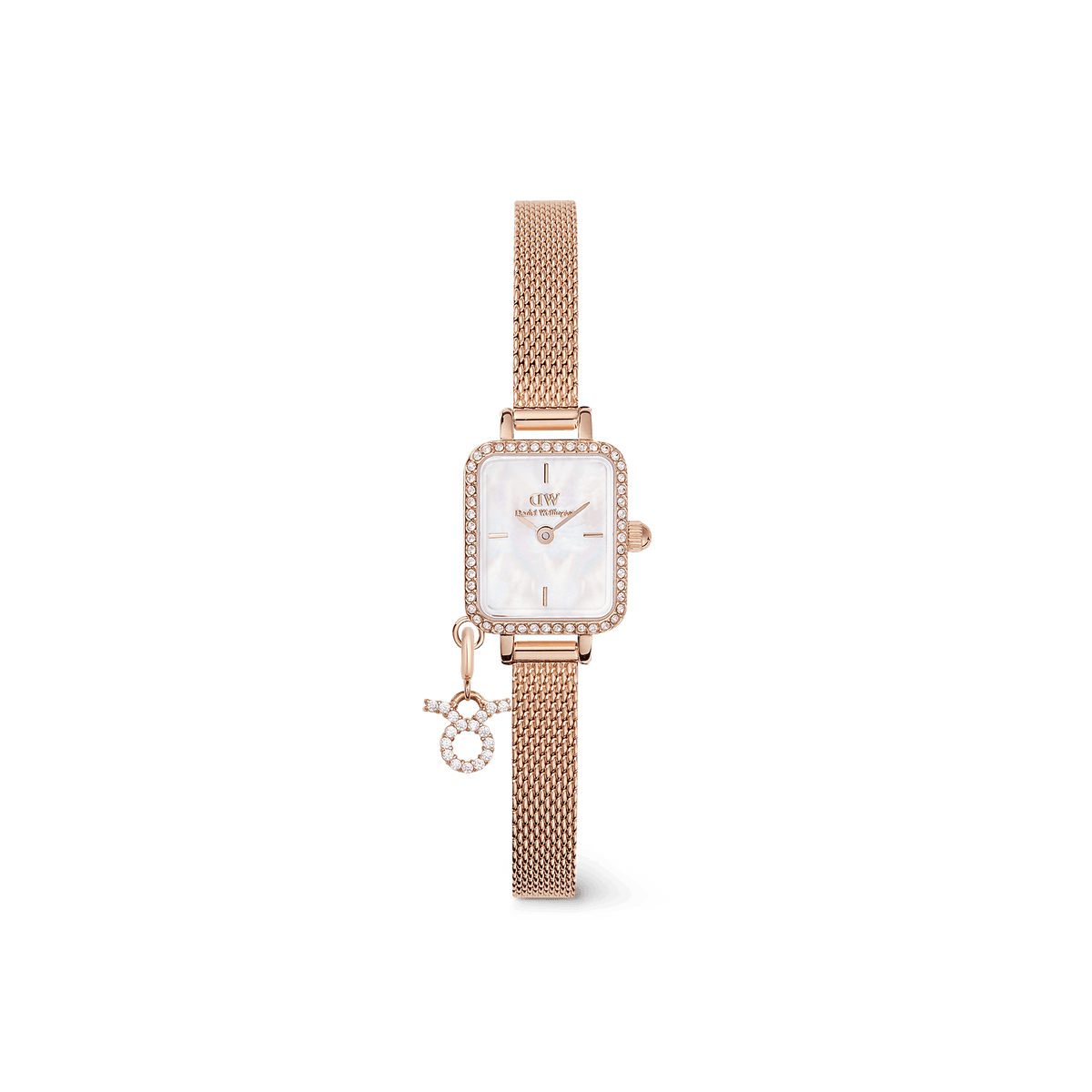 Đồng hồ Quadro Crystal Crystal Zodiac - Vàng Hồng