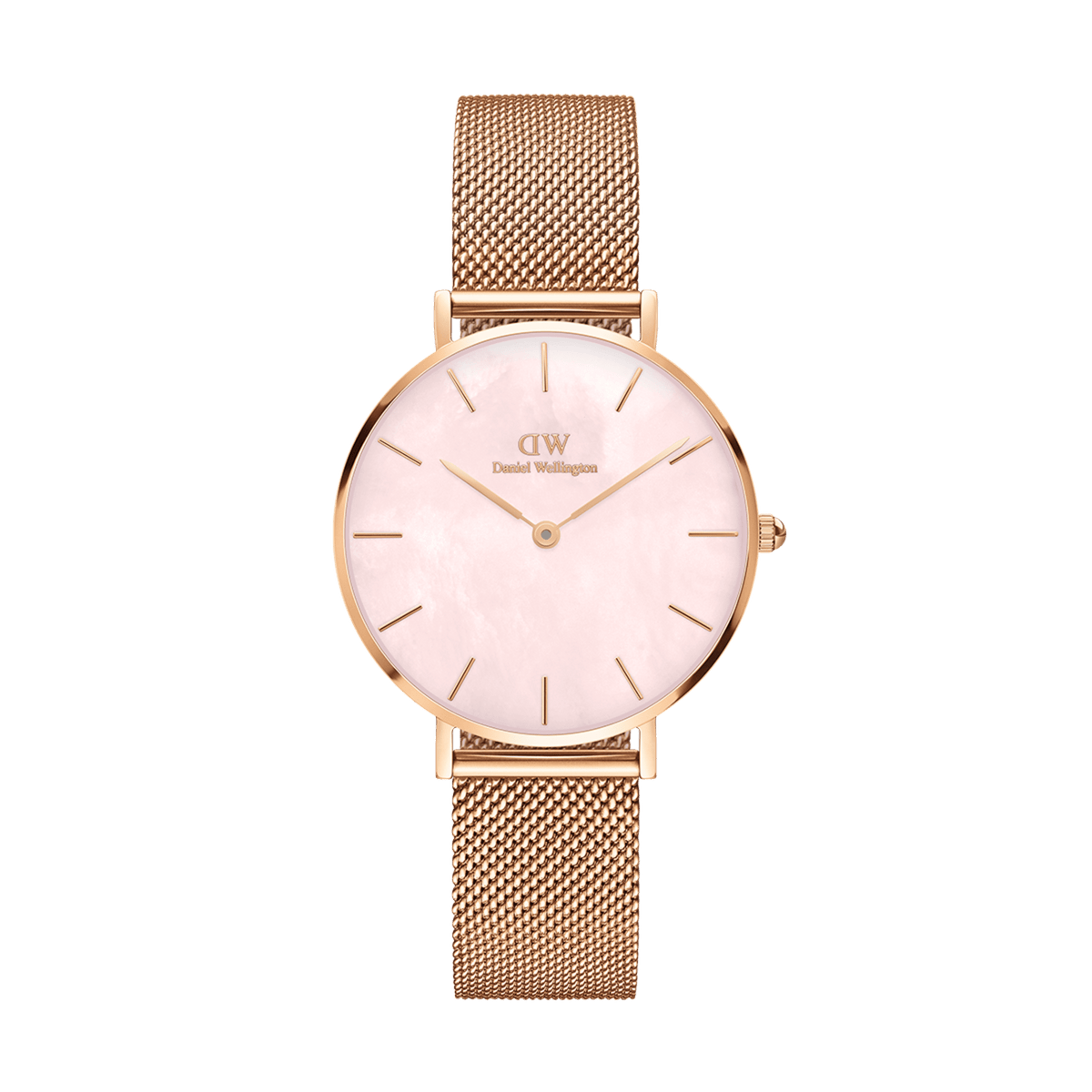 Đồng hồ Petite Melrose Pearl Pink Mother of Pearl - Vàng Hồng
