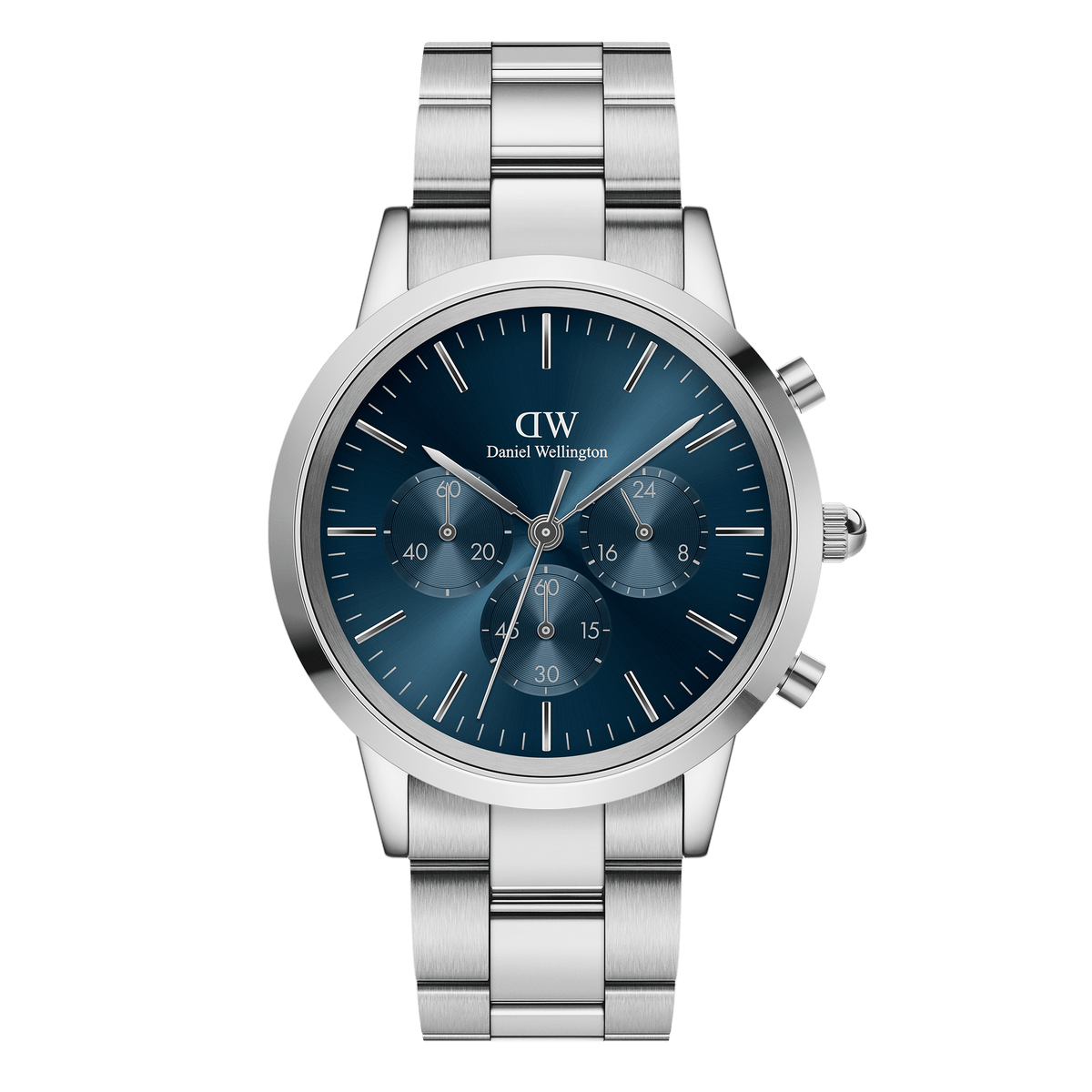 Đồng hồ Iconic Chronograph Arctic - Bạc