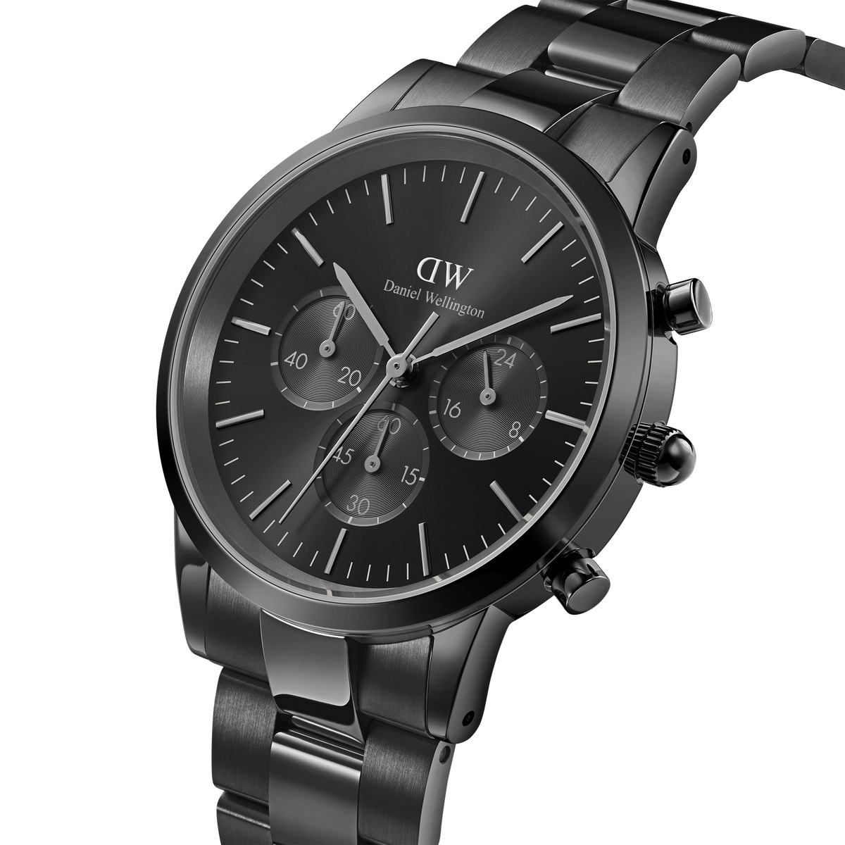 Đồng hồ Iconic Chronograph Link Onyx - Đen