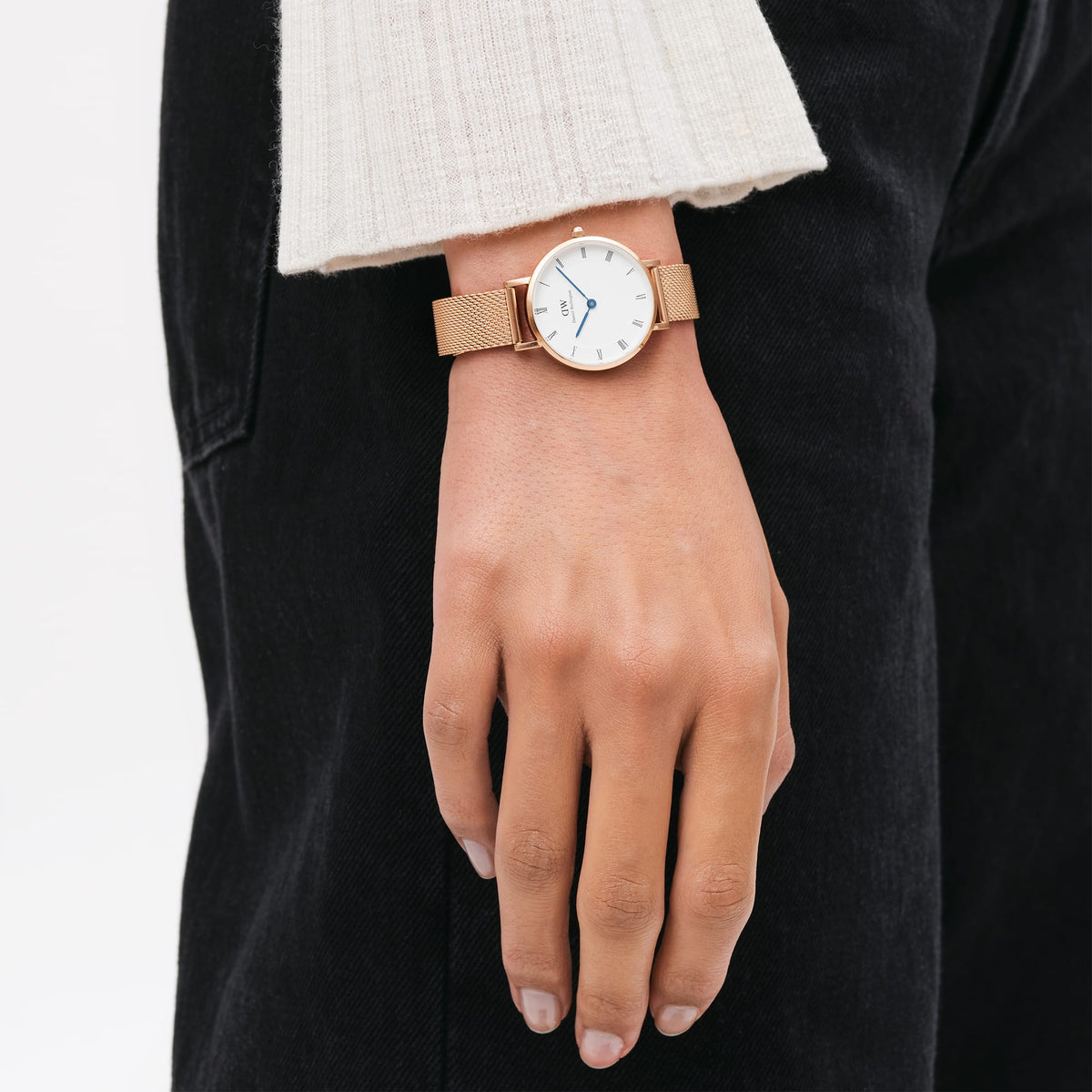 Đồng hồ Petite Roman Numerals Melrose - Vàng Hồng