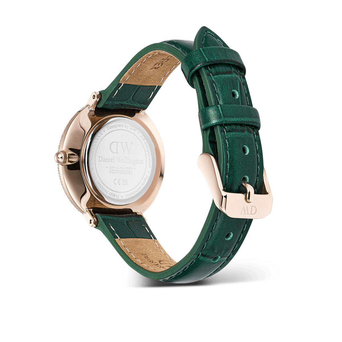 Đồng hồ Crystal Bezel - Xanh lá