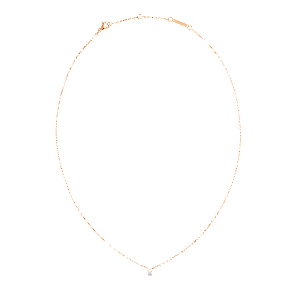 Vòng cổ Mirelle Solitaire Necklace Rose Gold - Vàng hồng