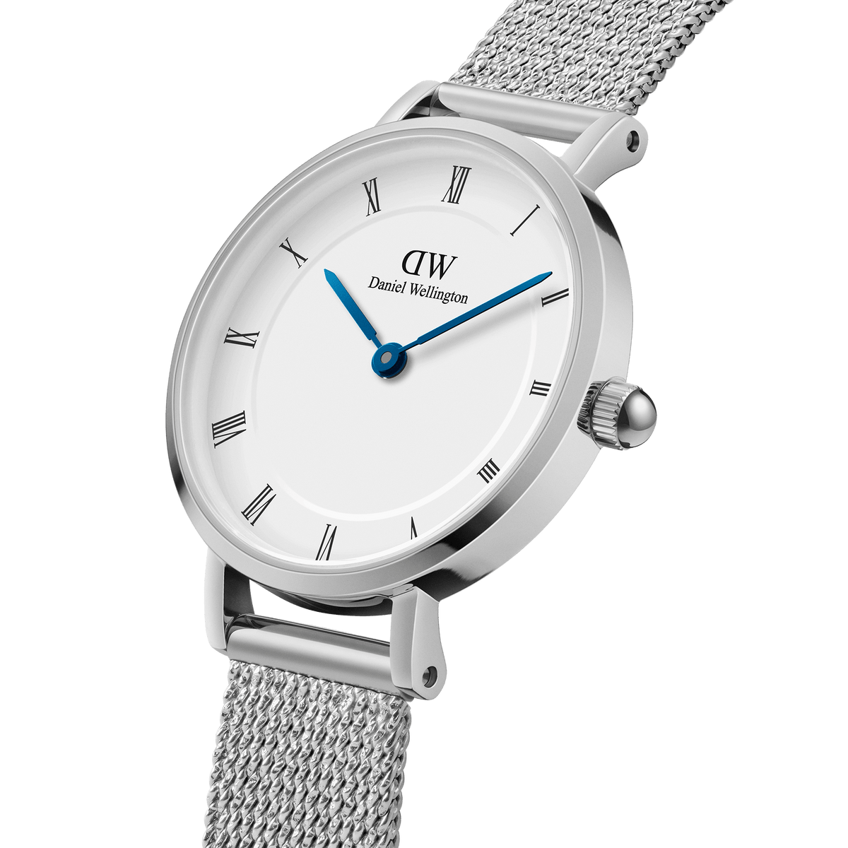 Đồng hồ Petite Roman Numerals Sterling - Bạc