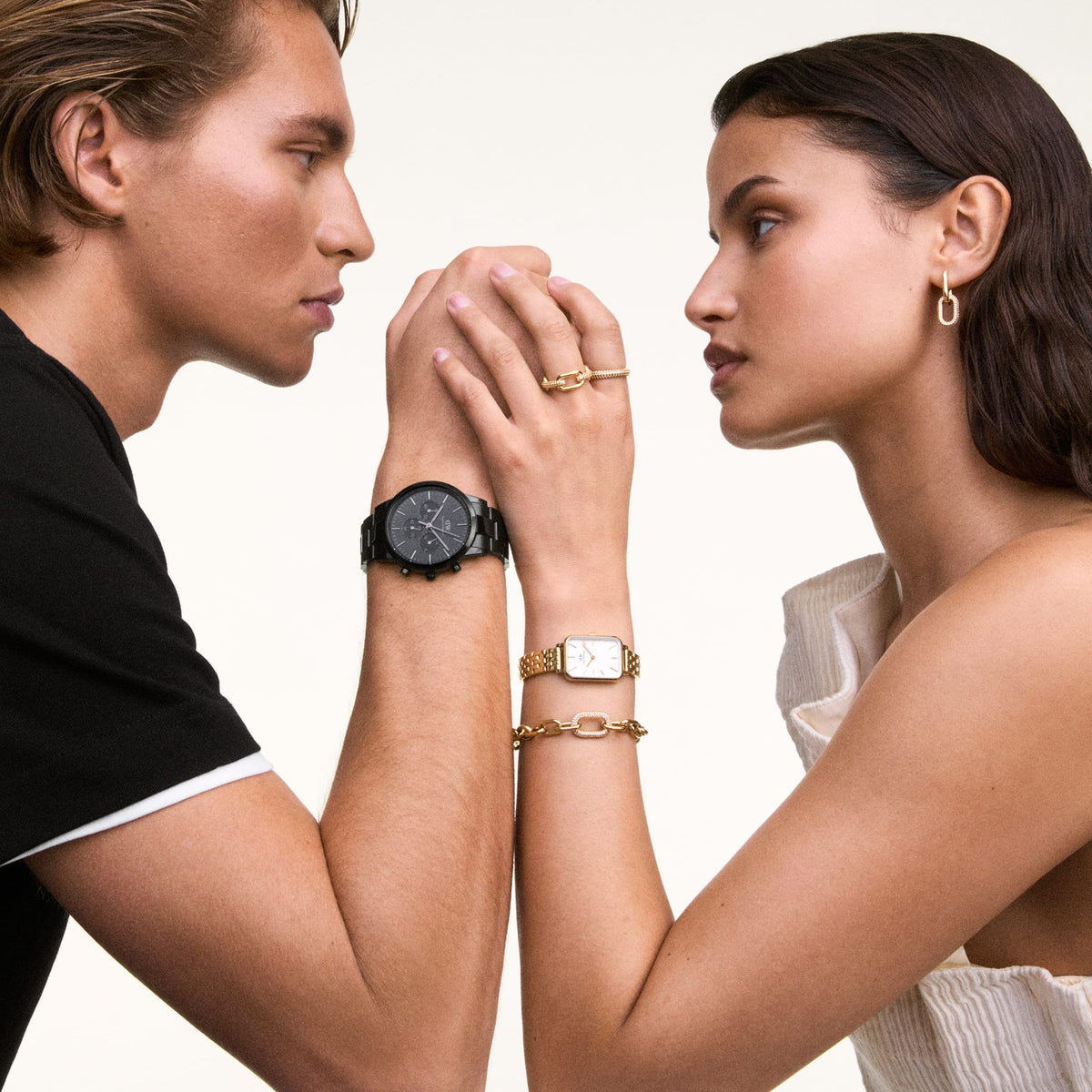 Đồng hồ Iconic Chronograph Link Onyx - Đen