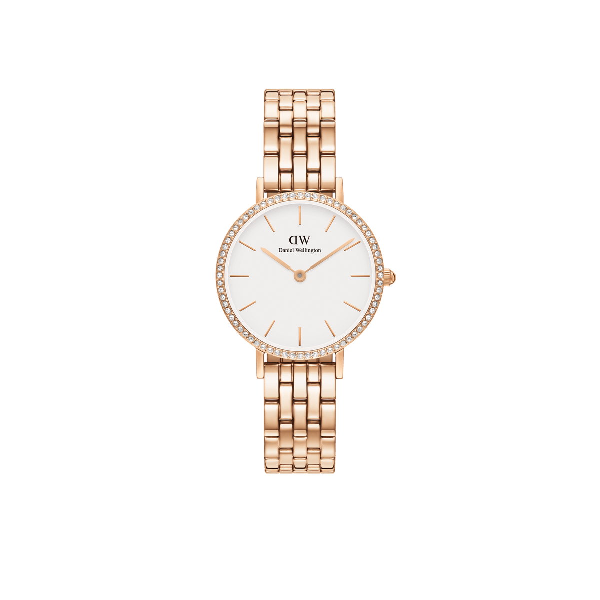 Đồng hồ Petite Lumine Bezel 5 Link Melrose - Vàng Hồng
