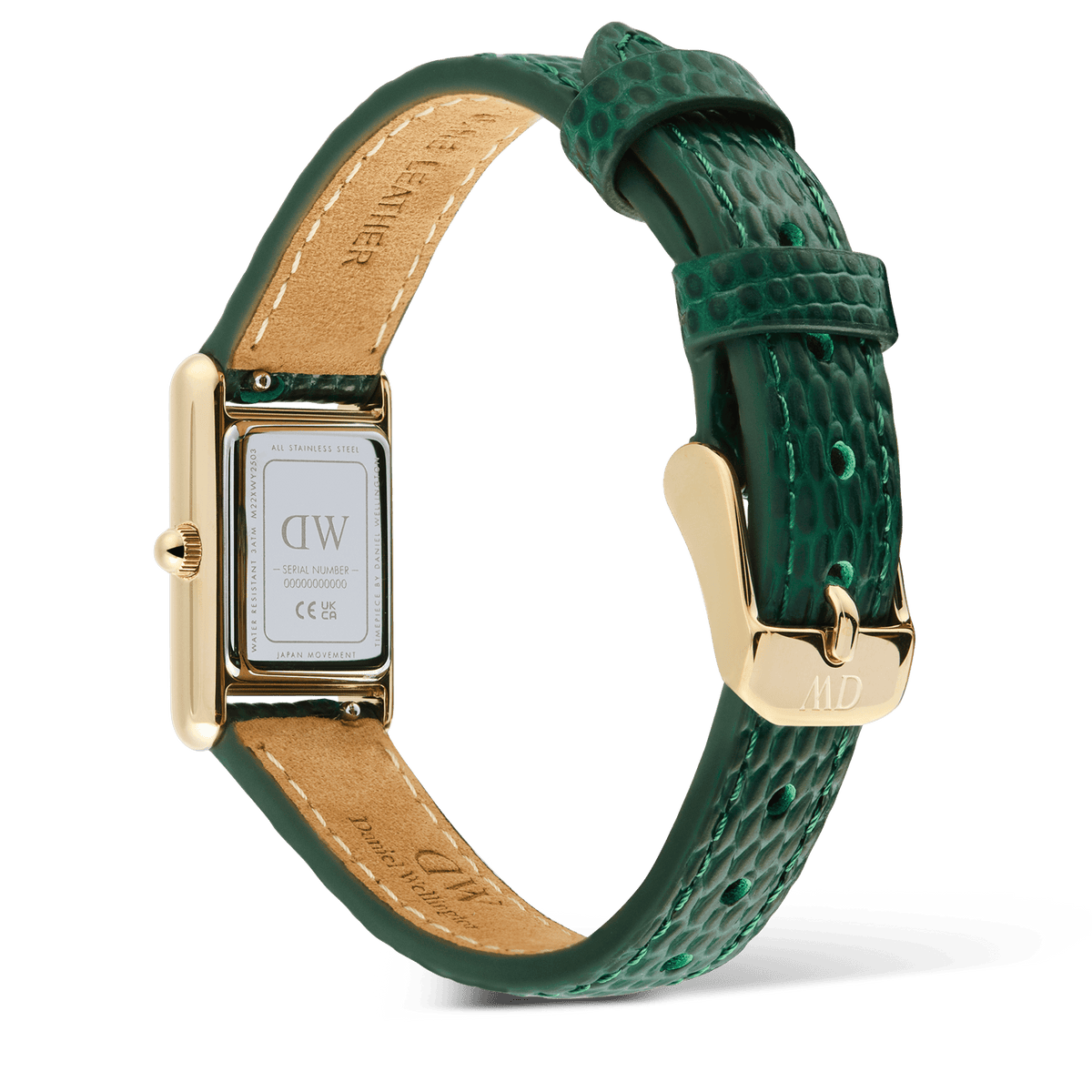 Đồng hồ Bound Mini Green Lizard - Vàng