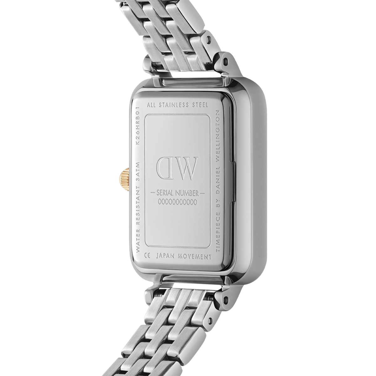 Đồng hồ Quadro Lumine Bezel 5 Link two tone - TT_G/S