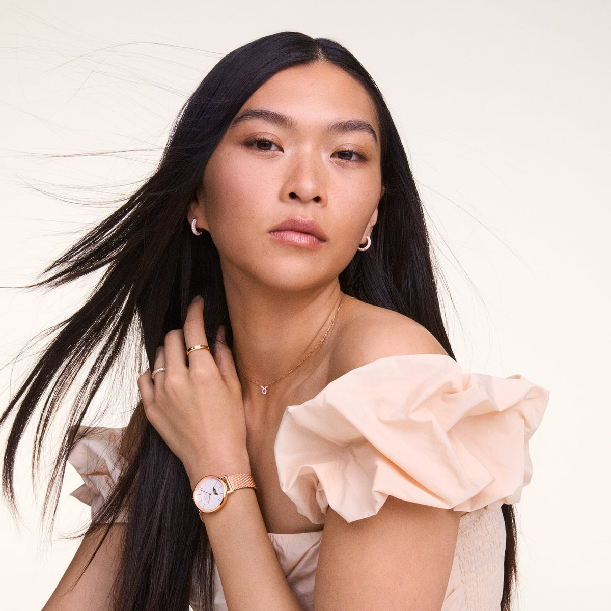 Đồng hồ Lune Melrose -  Vàng Hồng