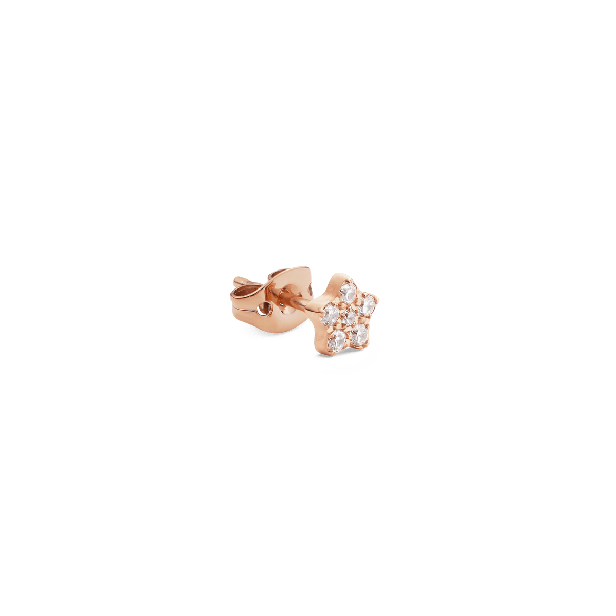 Bông tai Crystal Star - Vàng Hồng