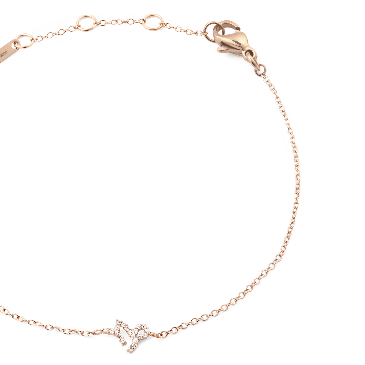 Vòng tay Crystal Zodiac - Vàng Hồng