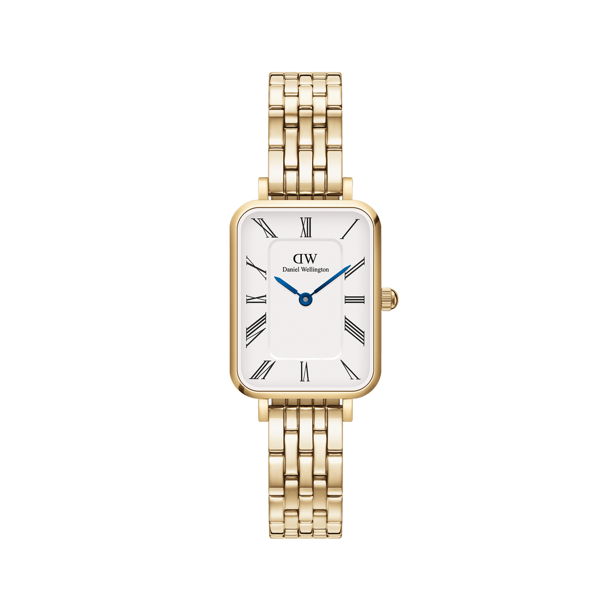 Đồng hồ Quadro Roman Numerals 5 link - Vàng