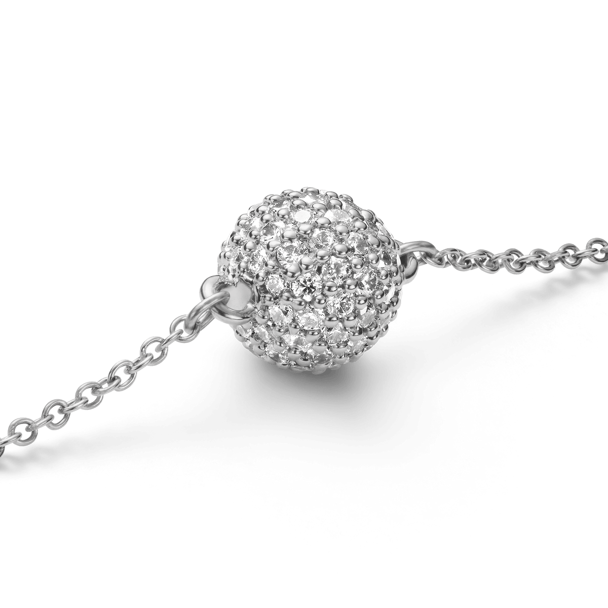Vòng tay Pavé Crystal - Bạc