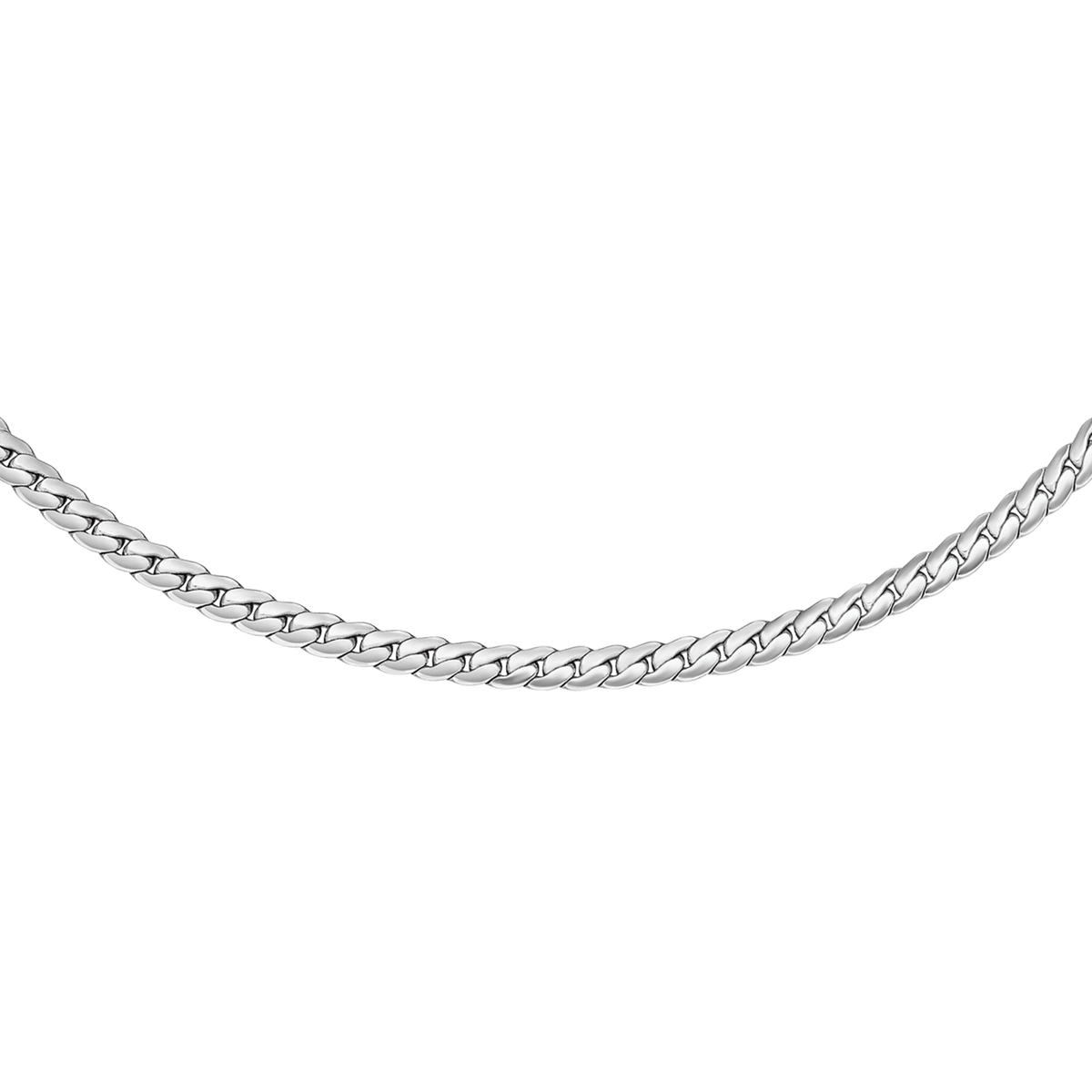Dây chuyền Flat Chain - Bạc