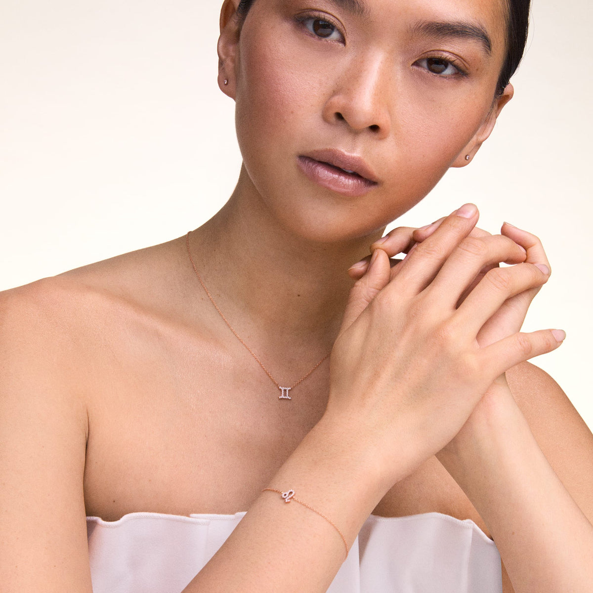 Vòng tay Crystal Zodiac - Vàng Hồng