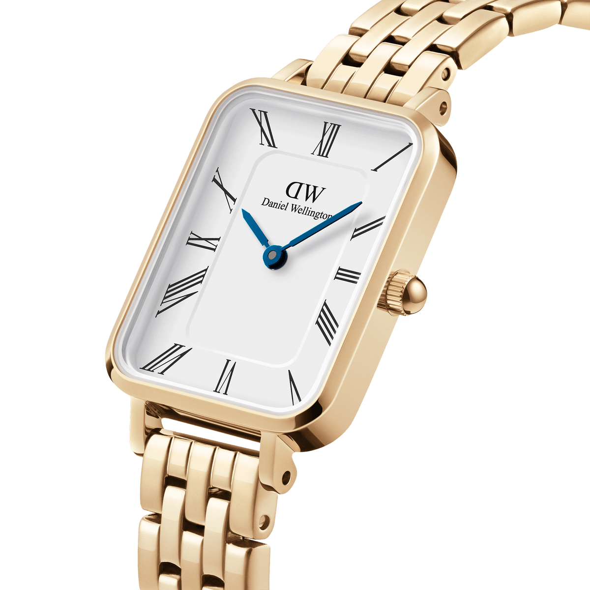 Đồng hồ Quadro Roman Numerals 5 link - Vàng