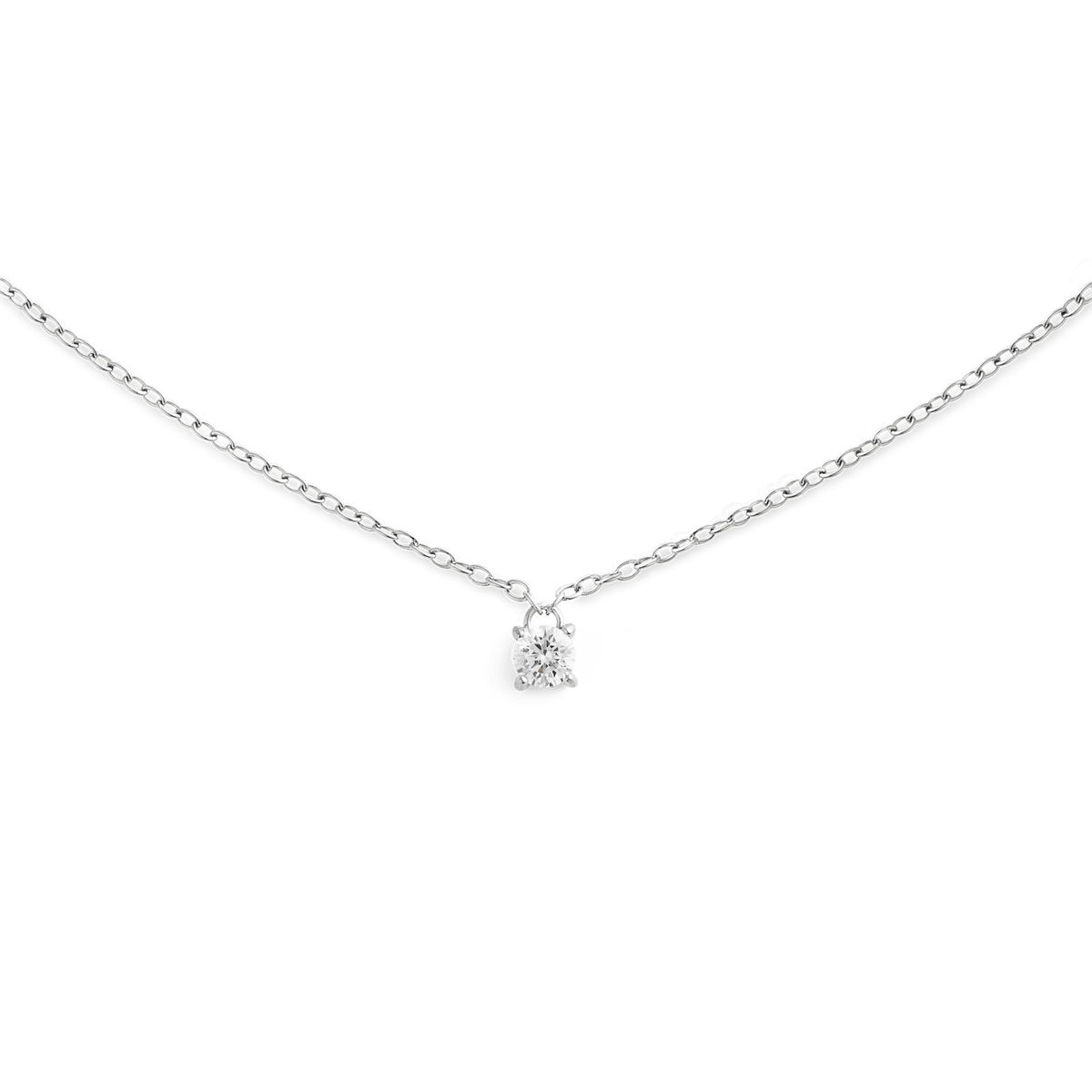Dây chuyền Mirelle Solitaire Necklace - Bạc