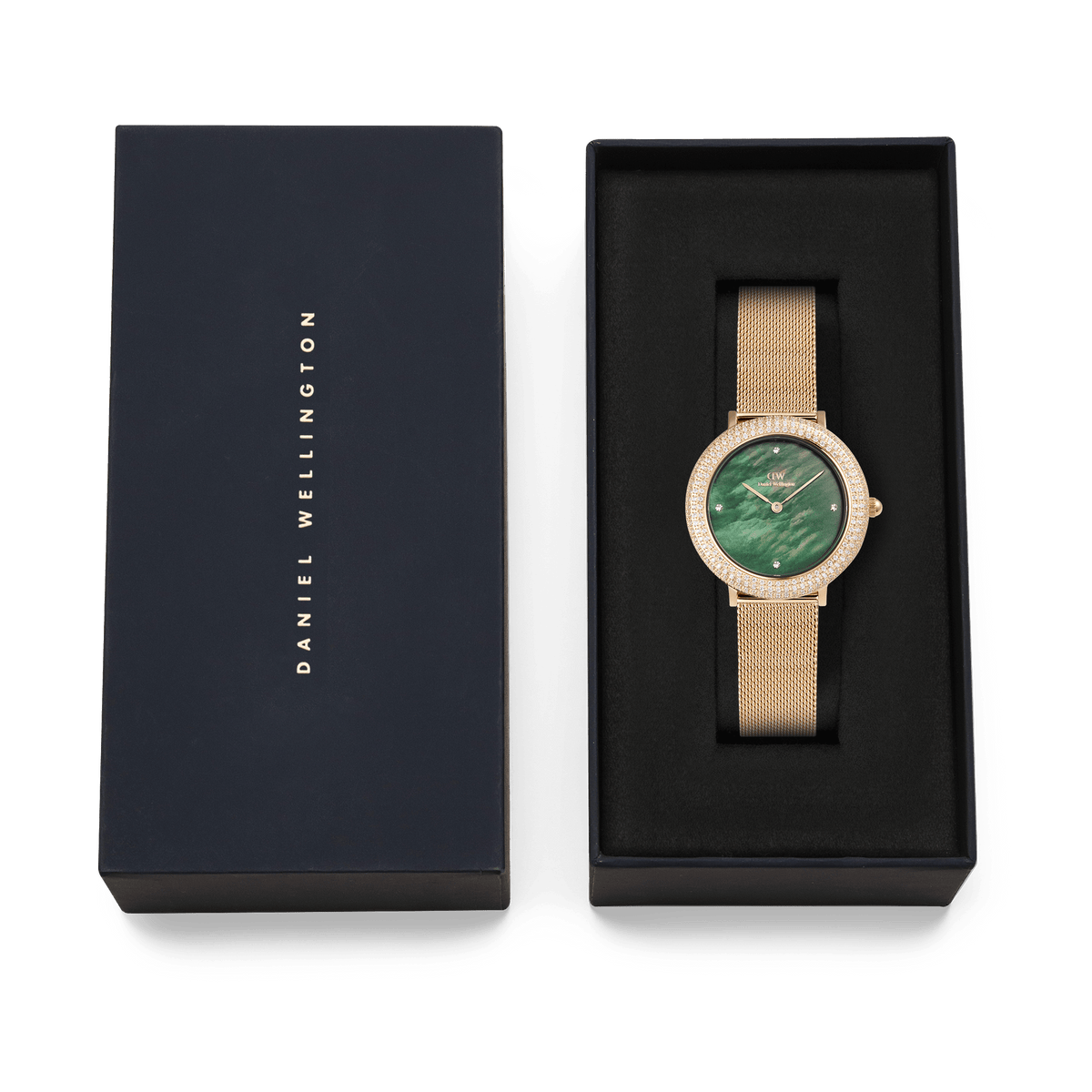 Đồng hồ Crystal Bezel - Vàng