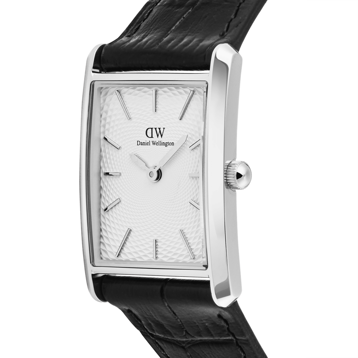 Đồng hồ Bound Black Crocodile Guilloché - Bạc