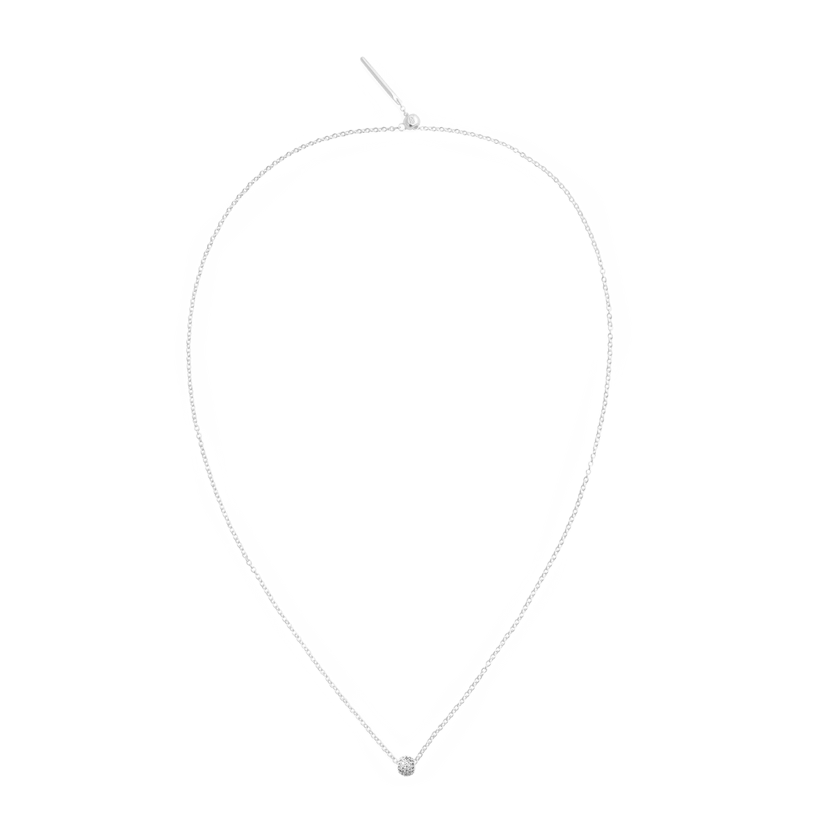 Charm Dây chuyền Pavé - Bạc