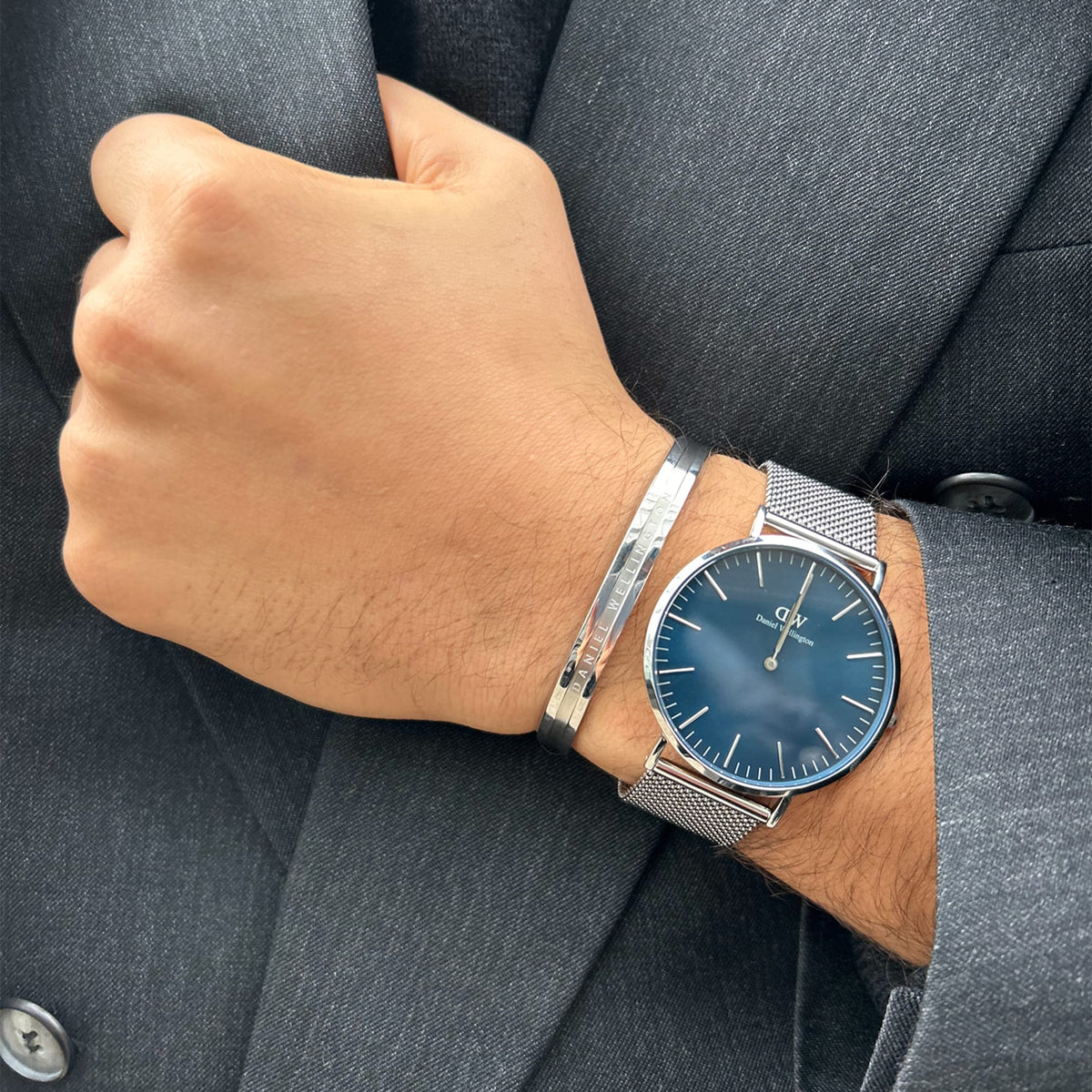 Đồng hồ Classic Mesh Arctic - Bạc