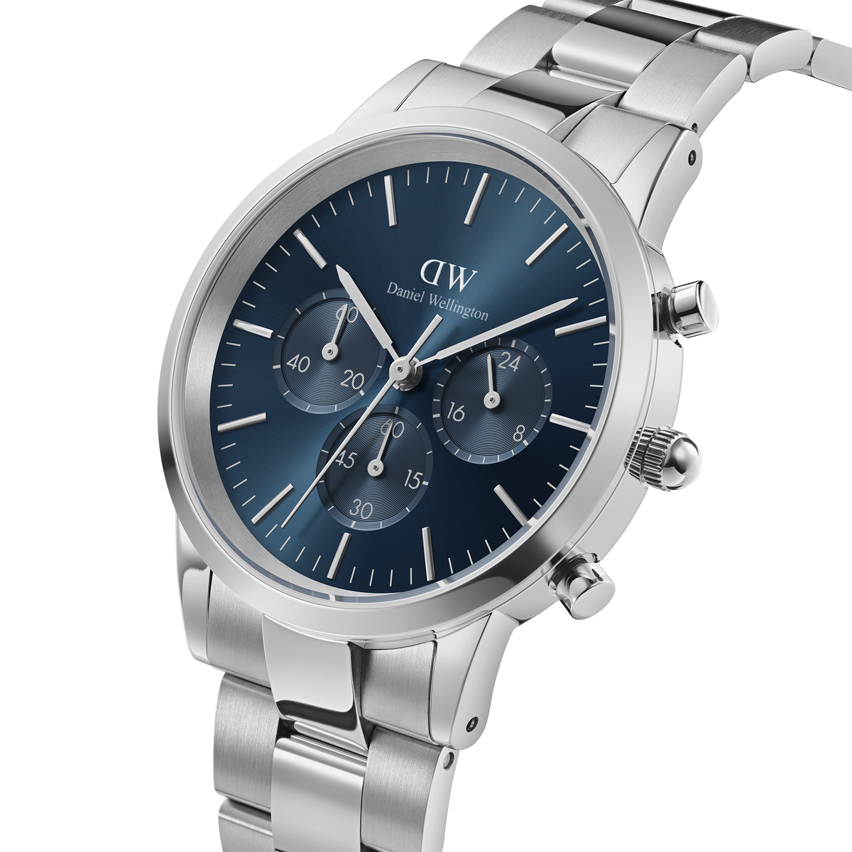 Đồng hồ Iconic Chronograph Arctic - Bạc