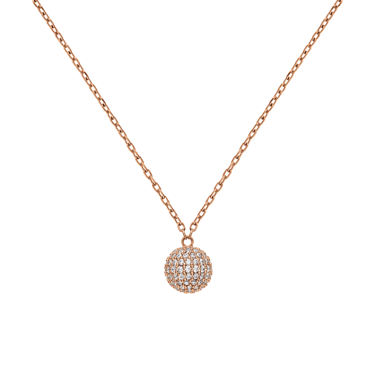 Dây chuyền Pavé Crystal - Vàng Hồng