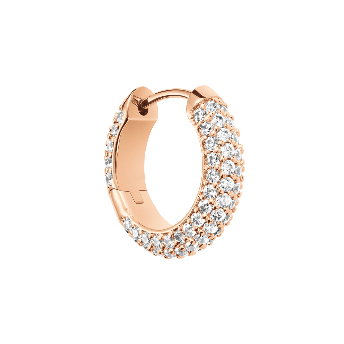 Bông tai Pavé Crystal - Vàng Hồng