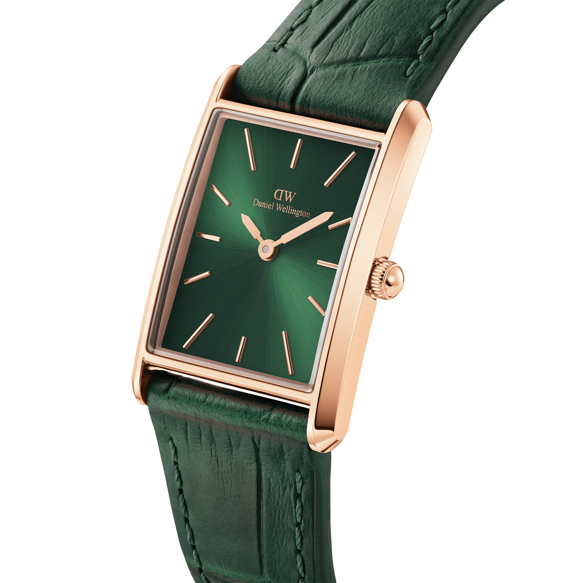 Đồng hồ Bound Crocodile Emerald Sunray - Vàng Hồng