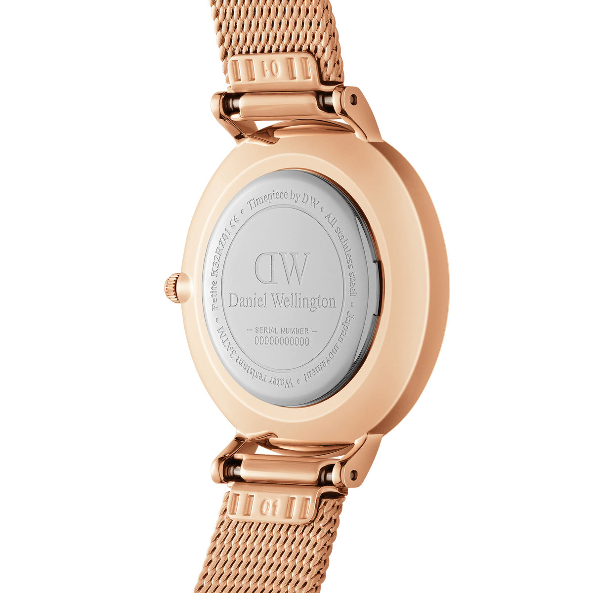 Đồng hồ Petite Roman Numerals Melrose - Vàng Hồng