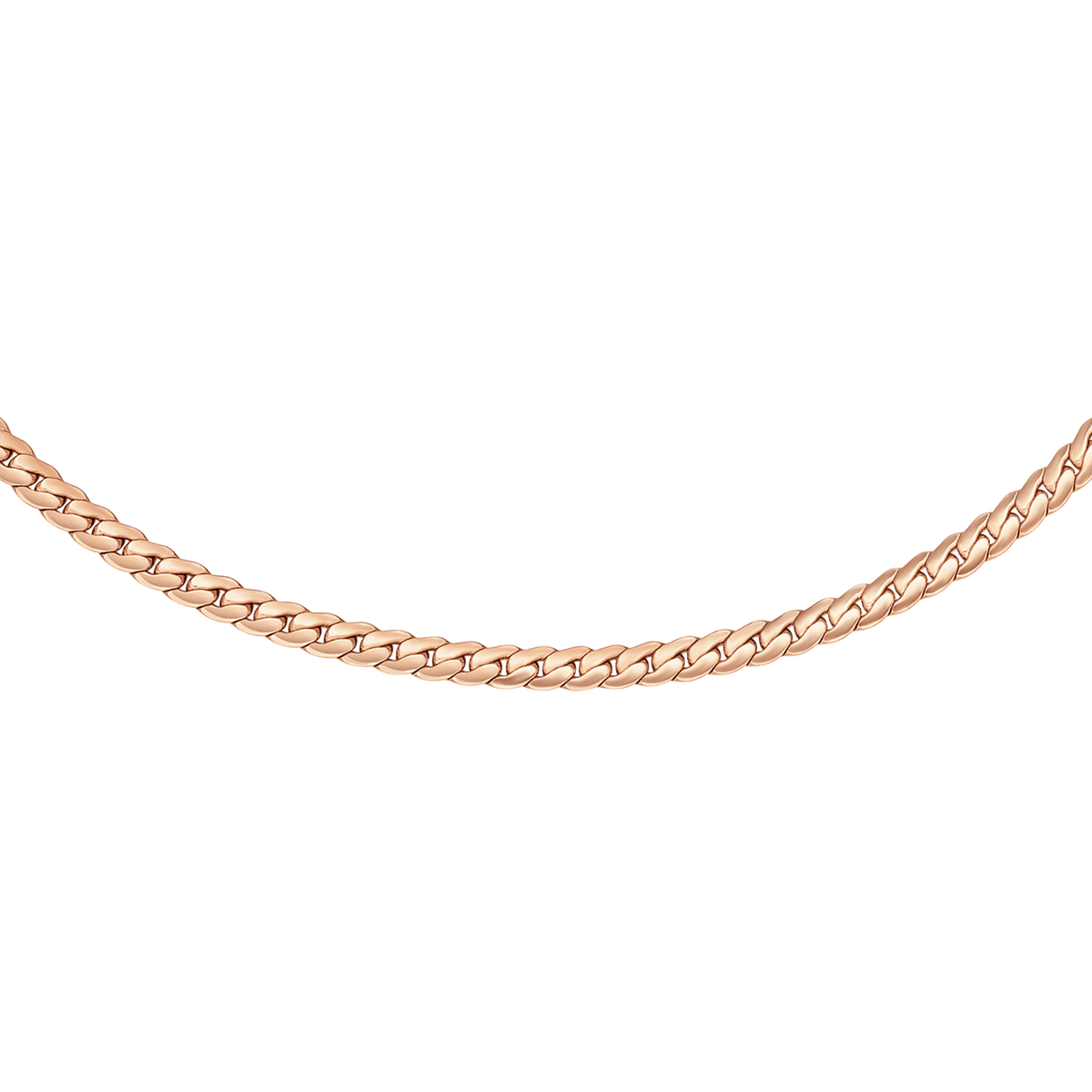 Dây chuyền Flat Chain - Vàng Hồng