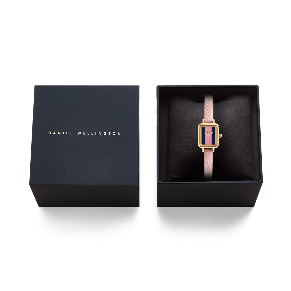 Đồng hồ Nữ Daniel Wellington Quadro Mini Màu Hồng - 15.4x18.2mm DW00100956