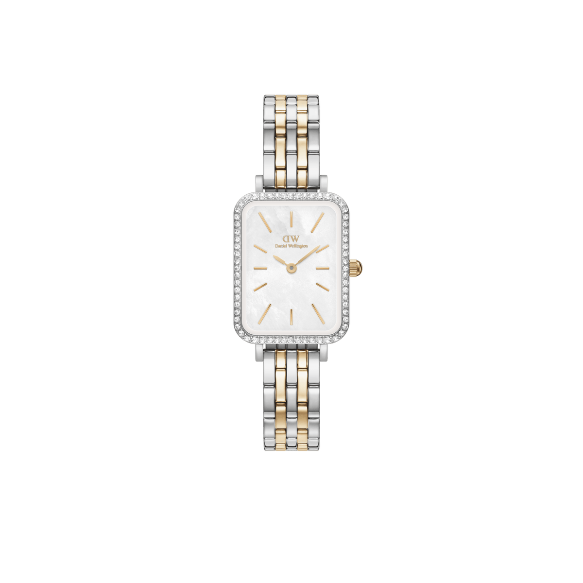 Đồng hồ Quadro Lumine Bezel 5 Link two tone - TT_G/S