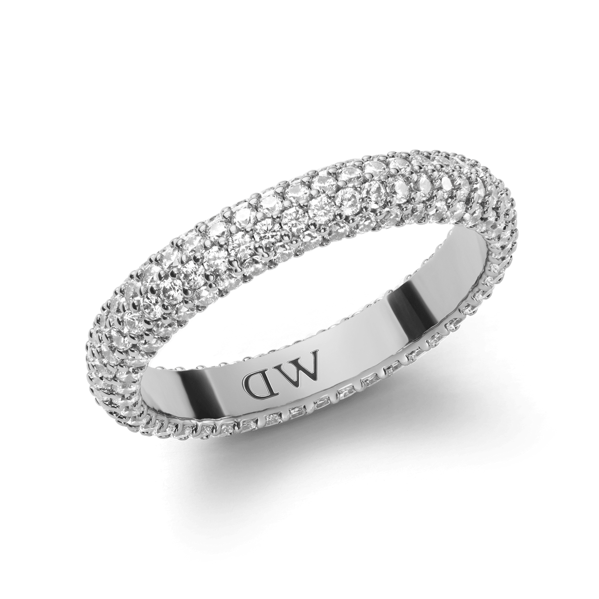 Nhẫn Pavé Crystal - Bạc