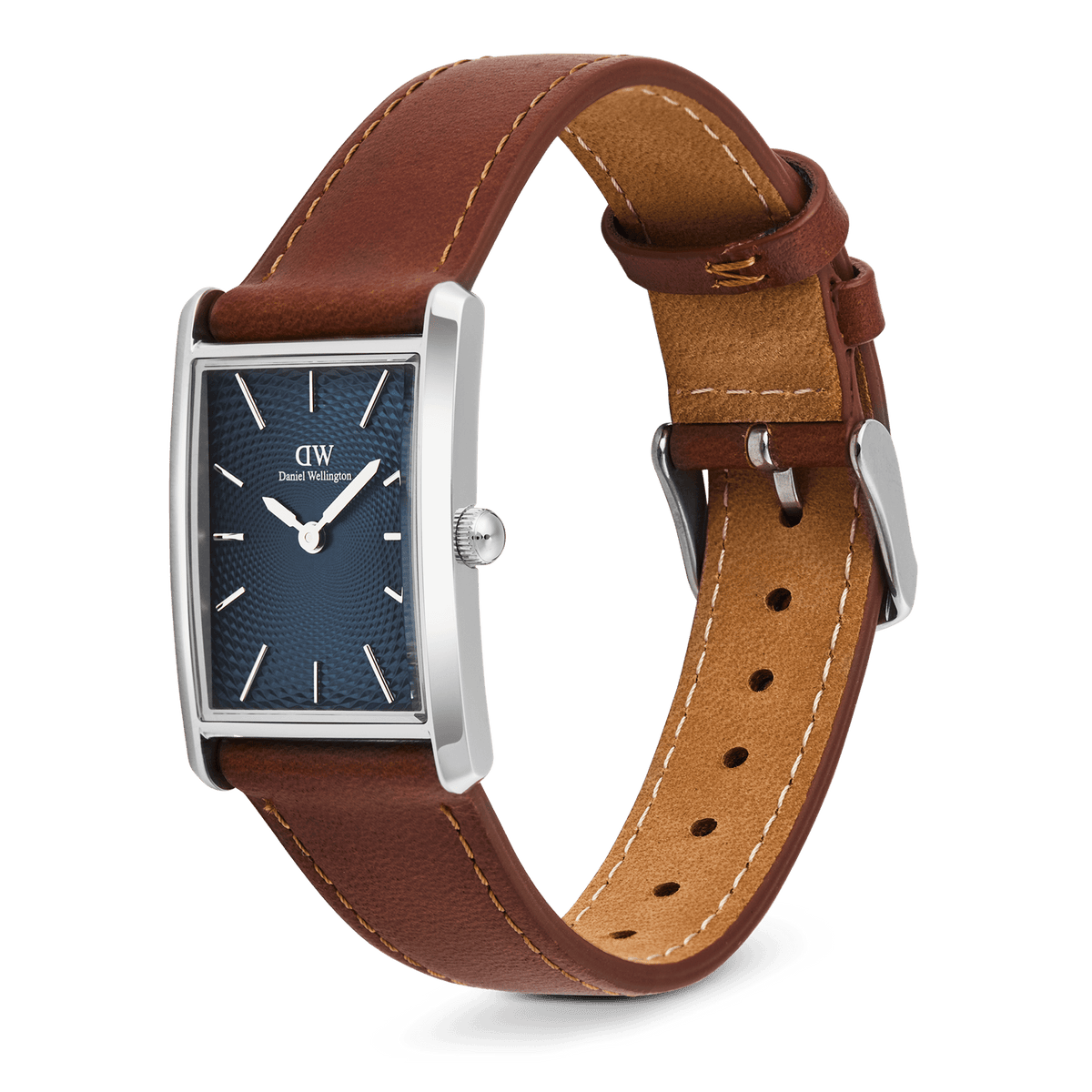 Đồng hồ Bound Light Brown Arctic Guilloché - Bạc