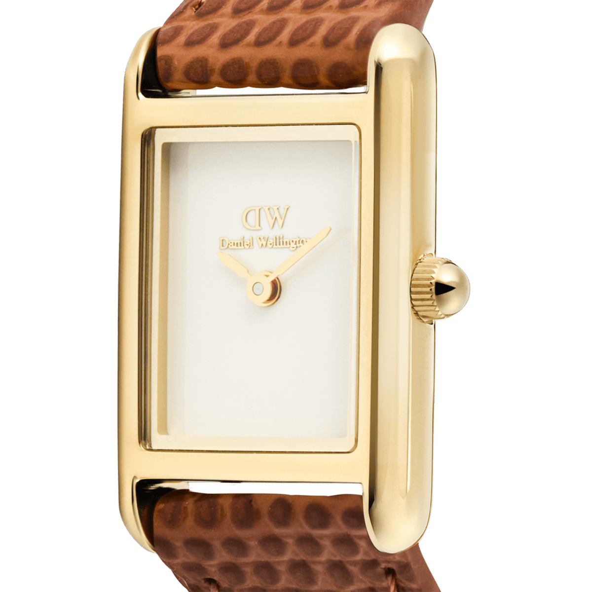 Đồng hồ Bound Mini Light Brown Lizard - Vàng