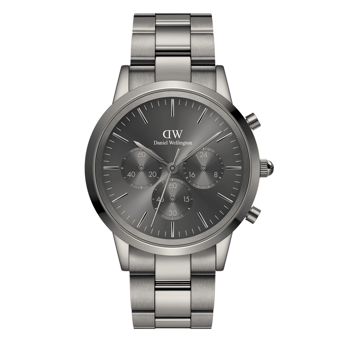 Đồng hồ Iconic Chronograph Link Graphite - Xám
