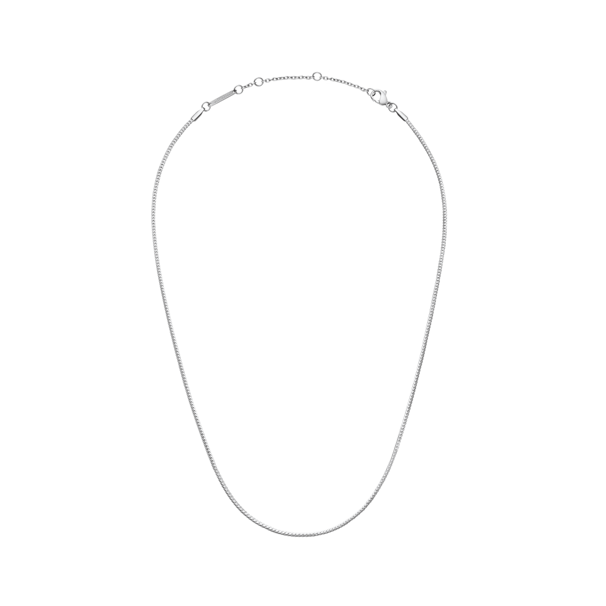 Dây chuyền Flat Chain - Bạc
