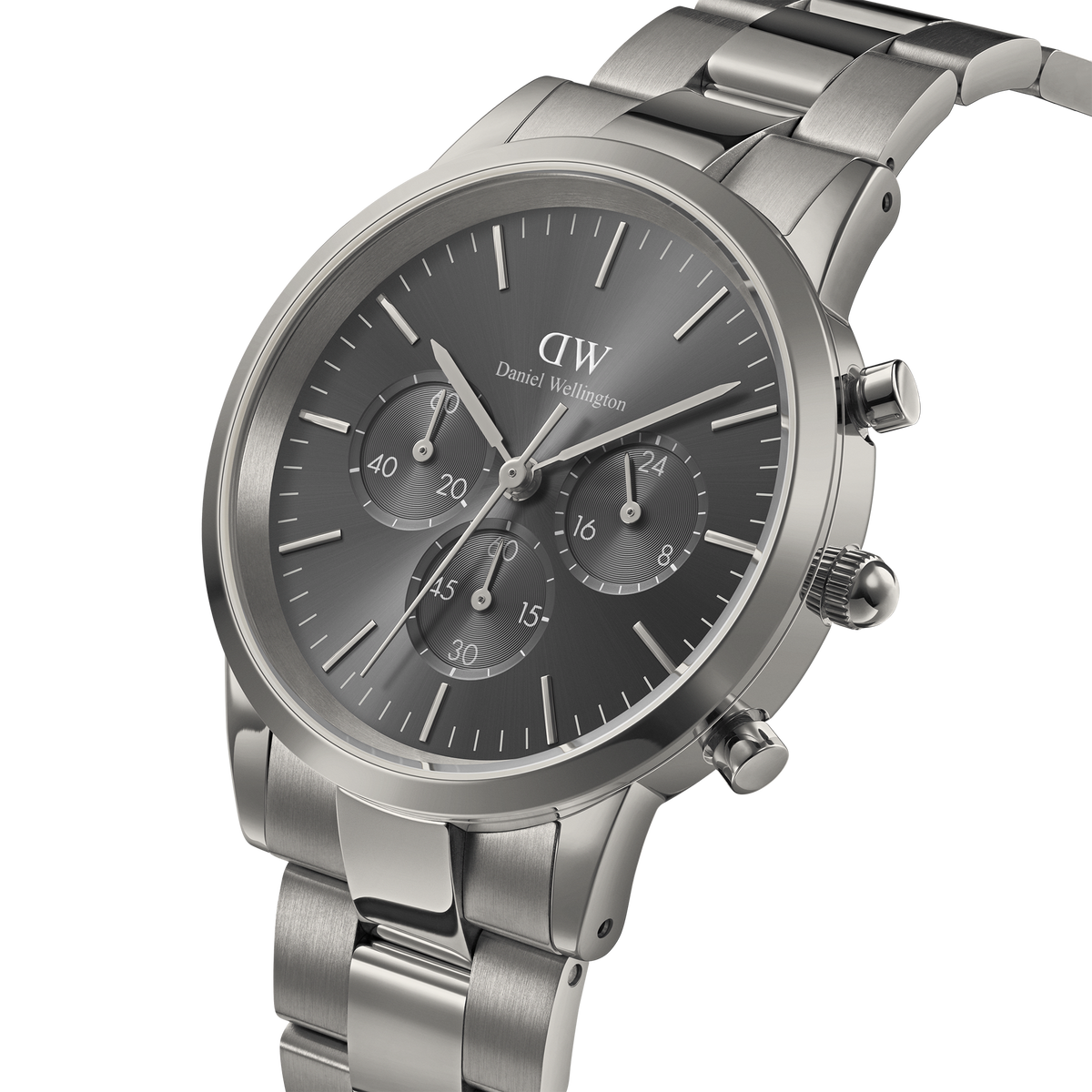 Đồng hồ Iconic Chronograph Link Graphite - Xám