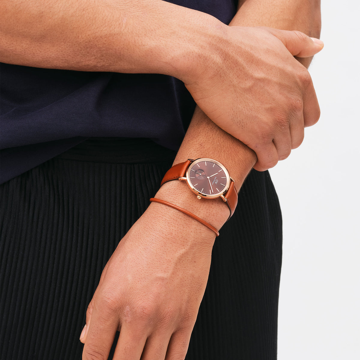 Đồng hồ Classic Multi Eye St Mawes Amber - Vàng Hồng