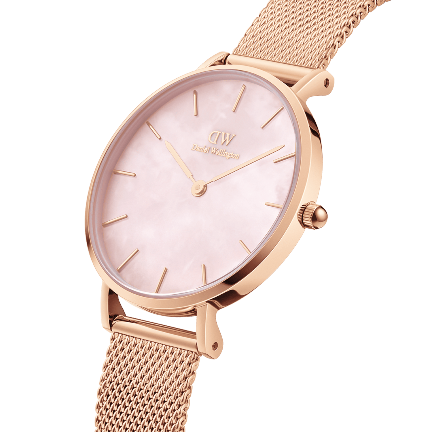 Đồng hồ Petite Melrose Pearl Pink Mother of Pearl -  Vàng Hồng