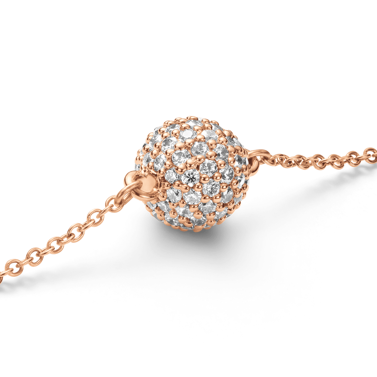 Vòng tay Pavé Crystal -  Vàng Hồng
