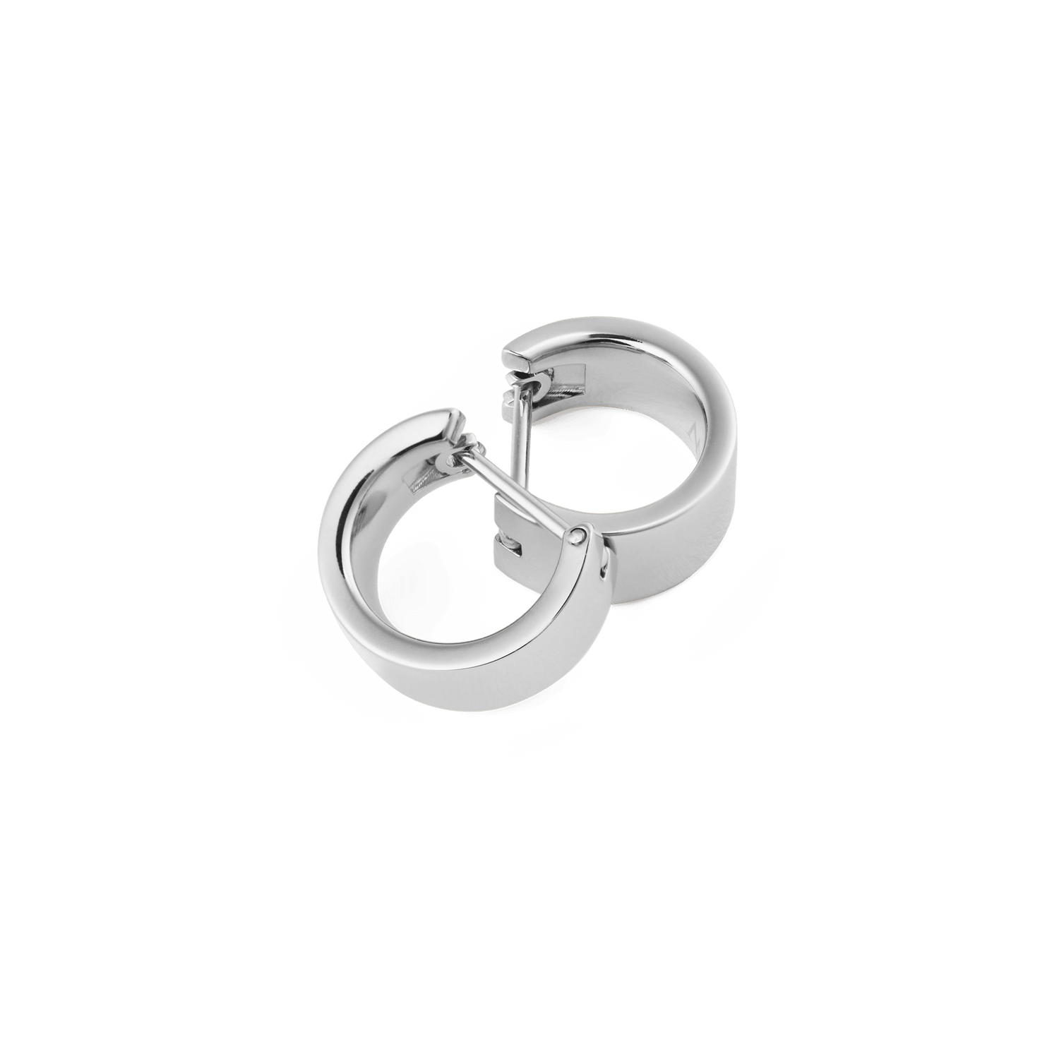 Hoa tai Line Earring Polished Silver 5.5mm - Bạc