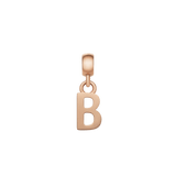 Letter Charm Rose Gold