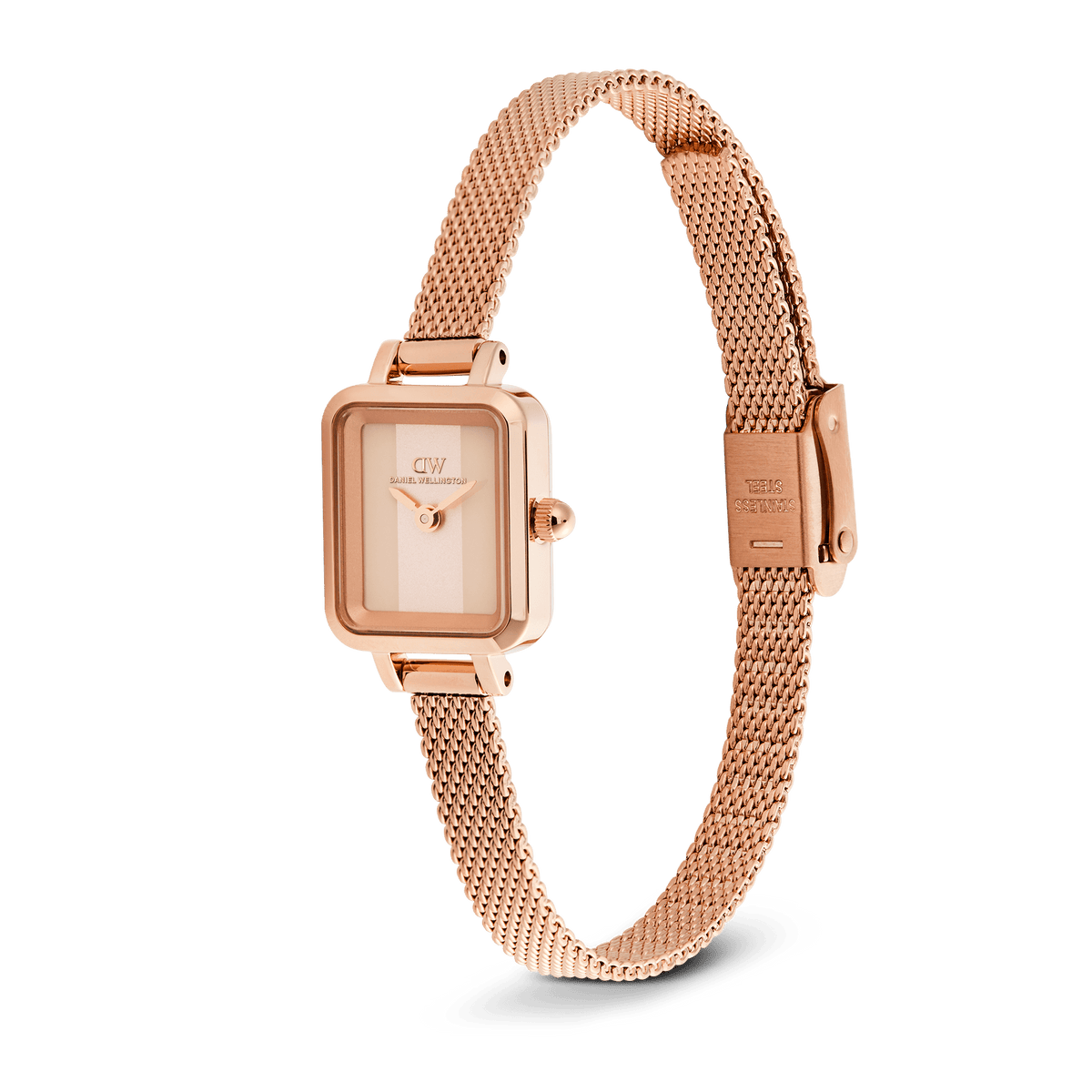Đồng hồ Nữ Daniel Wellington Quadro Mini Màu Vàng hồng  - 15.4x18.2mm DW00100962